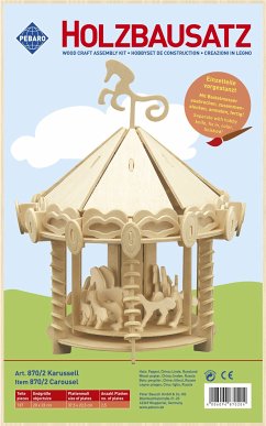 Cover PEBARO 870/2 - Holzbausatz Karussell, 137 Teile, Holzkonstruktion zum Zusammenstecken