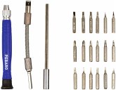 PEBARO MBS18 - Flexo-Schraubendreher mit 18 Mini-Bits, 21-teilig PEBARO MBS18 - Flexo-Schraubendreher mit 18 Mini-Bits, 21-teilig