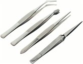 PEBARO PZ54 - Pinzetten-Set, 4-teilig, rostfrei, 105-120mm