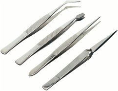 PEBARO PZ54 - Pinzetten-Set, 4-teilig, rostfrei, 105-120mm Cover PEBARO PZ54 - Pinzetten-Set, 4-teilig, rostfrei, 105-120mm