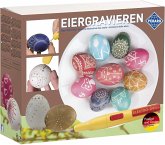 PEBARO 0354 - Eiergravieren, Ostereier-Malset mit Gravierstift und Zubehör, Bastelset