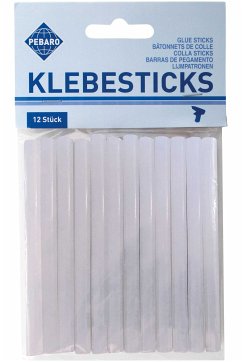Cover PEBARO 269ok/12 - 12 Klebesticks transparent, 7 mm Durchmesser, für Heissklebepistole