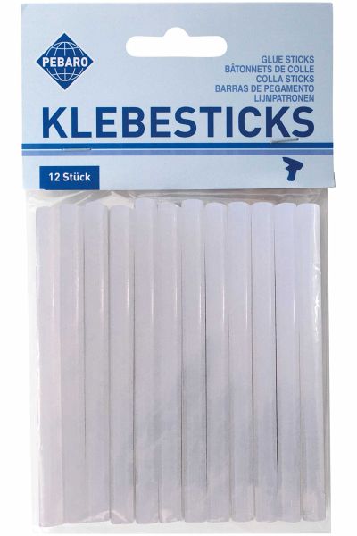 PEBARO 269ok/12 - 12 Klebesticks transparent, 7 mm Durchmesser, für Heissklebepistole