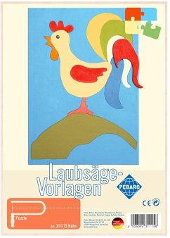 Cover PEBARO 311/1S - Laubsägevorlage Hahn, 1 Platte, Größe DIN A4