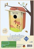 PEBARO 399/3S - Laubsägevorlage Vogelhaus bunt bedruckt, 4 Platten, DIN A4 PEBARO 399/3S - Laubsägevorlage Vogelhaus bunt bedruckt, 4 Platten, DIN A4