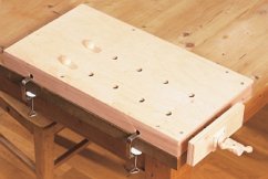 PEBARO 485 - Arbeitsplatte Vollholz Natur 58 x 31 cm mit Einspannhalterung Cover PEBARO 485 - Arbeitsplatte Vollholz Natur 58 x 31 cm mit Einspannhalterung