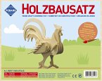PEBARO 860/1 - Holzbausatz Hahn, 42 Teile, Holzkonstruktion zum Zusammenstecken