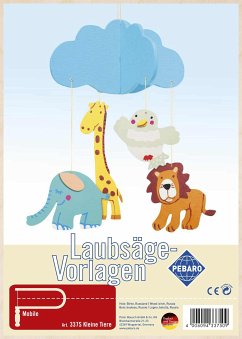 Cover PEBARO 337S - Laubsägevorlage Kleine Tiere, 1 Platte, Größe DIN A4