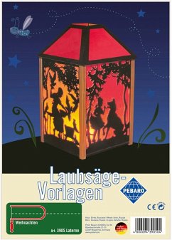 Cover PEBARO 390S - Laubsägevorlage Laterne, 4 Platten, Größe DIN A4