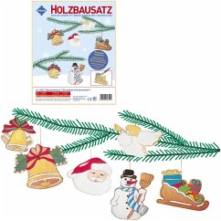 Cover PEBARO 843/1 - Holzbausatz Baumschmuck 1, 6 Teile, Holzkonstruktion zum Zusammenstecken