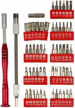 Cover PEBARO MBS55 - Präzisionsschraubendreher-Set mit 48 Schraubendrehereinsätze, 57-teilig