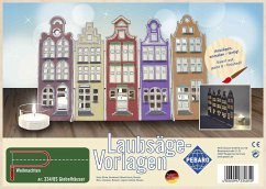 Cover PEBARO 334/8S - Laubsägevorlage Giebelhäuser Weihnachten, 1 Platte DIN A4