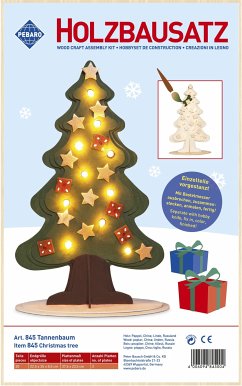 Cover PEBARO 845 - Holzbausatz Tannenbaum, 20 Teile, Holzkonstruktion zum Zusammenstecken