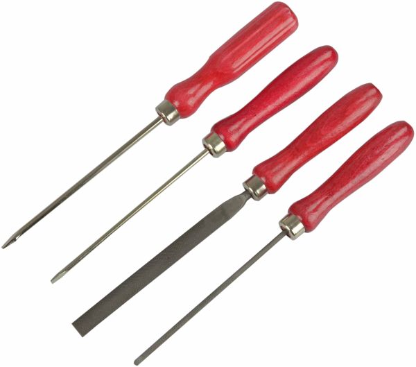 PEBARO L121/125+YW - Feilen- und Schraubendreher-Set, Feilen-Set, 4 Stück PEBARO L121/125+YW - Feilen- und Schraubendreher-Set, Feilen-Set, 4 Stück