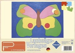 Cover PEBARO 312/1S - Laubsägevorlage Schmetterling, 1 Platte, Größe DIN A4