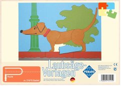 Cover PEBARO 314/1S - Laubsägevorlage Dackel, 1 Platte, Größe DIN A4