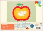 PEBARO 315/1S - Laubsägevorlage Apfel, 1 Platte, Größe DIN A4