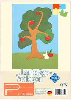 Cover PEBARO 317/1S - Laubsägevorlage Apfelbaum, 1 Platte, Größe DIN A4