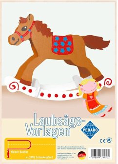 Cover PEBARO 349S - Laubsägevorlage Schaukelpferd, 1 Platte, Größe DIN A4
