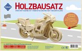 PEBARO 865/8 - Holzbausatz Renn-Motorrad, 86 Teile, Holzkonstruktion zum Zusammenstecken PEBARO 865/8 - Holzbausatz Renn-Motorrad, 86 Teile, Holzkonstruktion zum Zusammenstecken