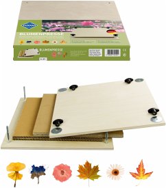 Cover PEBARO BP1 - Blumenpresse, Holz mit Kraftschrauben, 300x300x9mm