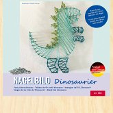 PEBARO NB3 - Nagelbild Dinosaurier, Fadenbild 20x20cm, String Art Bastelset inkl. Nägel PEBARO NB3 - Nagelbild Dinosaurier, Fadenbild 20x20cm, String Art Bastelset inkl. Nägel