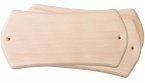 PEBARO TUES2 - Türschilder Holz, 3 Stück, Größe 22x10,5 cm, Brandmalerei PEBARO TUES2 - Türschilder Holz, 3 Stück, Größe 22x10,5 cm, Brandmalerei