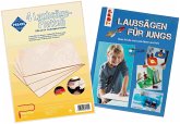 PEBARO 327/BUCH - 4 Laubsägeplatten aus Birkenholz mit Laubsägebuch, Größe DIN A4 PEBARO 327/BUCH - 4 Laubsägeplatten aus Birkenholz mit Laubsägebuch, Größe DIN A4