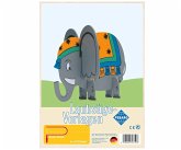 PEBARO 347S - Laubsägevorlage Elefant, 1 Platte, Größe DIN A4 PEBARO 347S - Laubsägevorlage Elefant, 1 Platte, Größe DIN A4