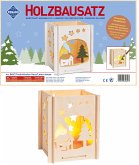 PEBARO 848/2 - Holzbausatz Laterne Haus, 5 Teile, Holzkonstruktion zum Zusammenstecken PEBARO 848/2 - Holzbausatz Laterne Haus, 5 Teile, Holzkonstruktion zum Zusammenstecken