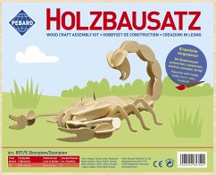 Cover PEBARO 857/5 - Holzbausatz Skorpion, 33 Teile, Holzkonstruktion zum Zusammenstecken