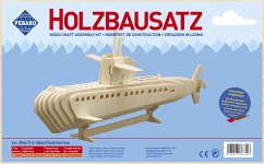 Cover PEBARO 866/3 - Holzbausatz U-Boot, 30 Teile, Holzkonstruktion zum Zusammenstecken
