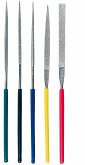 PEBARO DIA5 - Diamant-Nadelfeilensatz, 5-teilig, 100 mm PEBARO DIA5 - Diamant-Nadelfeilensatz, 5-teilig, 100 mm