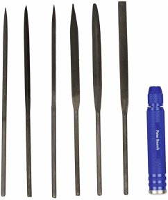 Cover PEBARO M59 - Nagelfeilen-Set mit Alu-Handhalter, 7-teilig, Feilenset für weiche Materialien
