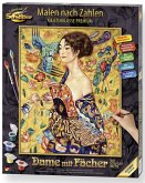Schipper 609130915 - Malen nach Zahlen, Gustav Klimt, Dame mit Fächer, 40 x 50 cm Schipper 609130915 - Malen nach Zahlen, Gustav Klimt, Dame mit Fächer, 40 x 50 cm