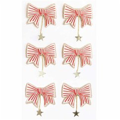 Cover 3D Sticker Schleifen / Sterne, FSC MIX