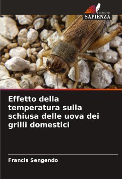 Cover Effetto della temperatura sulla schiusa delle uova dei grilli domestici