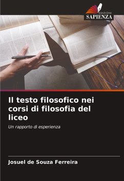 Cover Il testo filosofico nei corsi di filosofia del liceo
