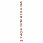 Genähte Girlande Schleifen, Neon, FSC MIX, Länge 2,3 m Genähte Girlande Schleifen, Neon, FSC MIX, Länge 2,3 m
