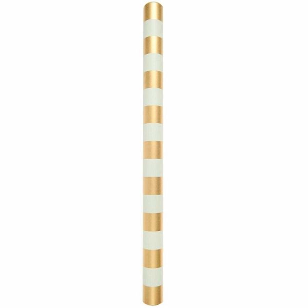 Seidenpapier Streifen, Creme/Gold, FSC MIX Seidenpapier Streifen, Creme/Gold, FSC MIX