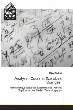 Analyse : Cours et Exercices Corrigés - Selmi, Bilel