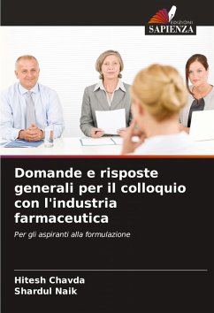 Cover Domande e risposte generali per il colloquio con l'industria farmaceutica