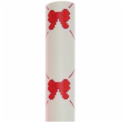 Cover Geschenkpapier Pixel Schleifen, Creme, FSC MIX