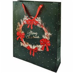 Cover Geschenktüte Schleifen, Kranz, XL, FSC MIX