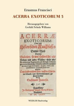 Cover ACERRA EXOTICORUM Oder Historisches Rauchfass