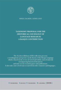 Taxonomy Proposal for the (Historical) Sociology of Language Research : a Basque Contribution - Zalbide, Mikel;Joly, Lionel