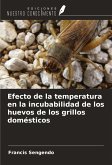 Efecto de la temperatura en la incubabilidad de los huevos de los grillos domésticos