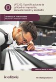 Especificaciones de calidad en impresión, encuadernación y acabados. ARGN0109 (eBook, ePUB) Especificaciones de calidad en impresión, encuadernación y acabados. ARGN0109 (eBook, ePUB)