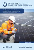 Mantenimiento de instalaciones solares fotovoltaicas. ENAE0108 (eBook, ePUB)