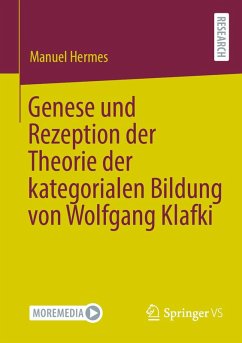 Cover Genese und Rezeption der Theorie der kategorialen Bildung von Wolfgang Klafki (eBook, PDF)